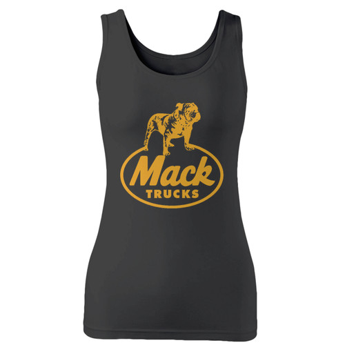 High quality print of this slim fit mack truck women tank top will turn heads. And bystanders won't be disappointed - the racerback cut looks good one any woman's shoulders.