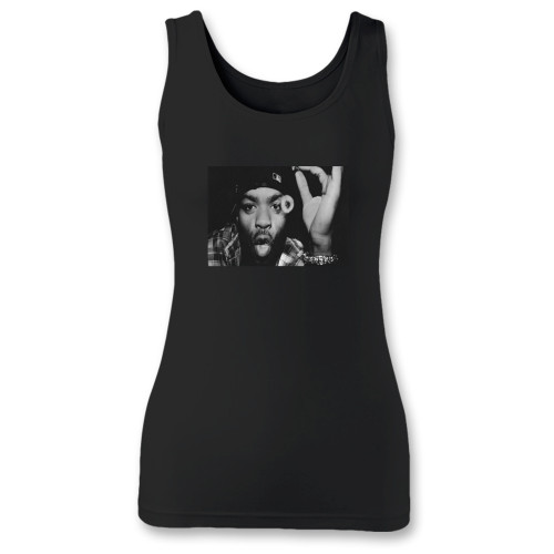 High quality print of this slim fit method man wu tang women tank top will turn heads. And bystanders won't be disappointed - the racerback cut looks good one any woman's shoulders.