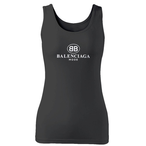 High quality print of this slim fit new balenciaga87e famous logo paris women tank top will turn heads. And bystanders won't be disappointed - the racerback cut looks good one any woman's shoulders.