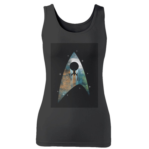 High quality print of this slim fit planet women tank top will turn heads. And bystanders won't be disappointed - the racerback cut looks good one any woman's shoulders.