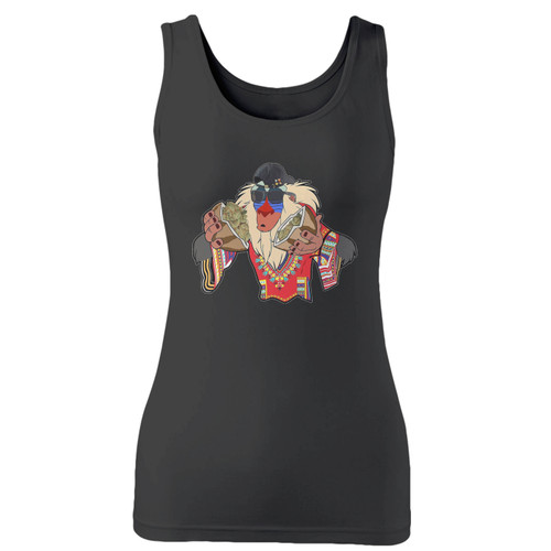 High quality print of this slim fit rafiki good vibes 2 women tank top will turn heads. And bystanders won't be disappointed - the racerback cut looks good one any woman's shoulders.