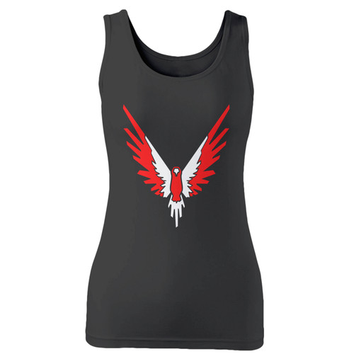 High quality print of this slim fit red maverick logan paul women tank top will turn heads. And bystanders won't be disappointed - the racerback cut looks good one any woman's shoulders.