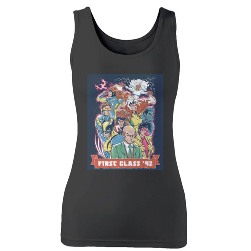 High quality print of this slim fit retro x-men marvel superhero women tank top will turn heads. And bystanders won't be disappointed - the racerback cut looks good one any woman's shoulders.