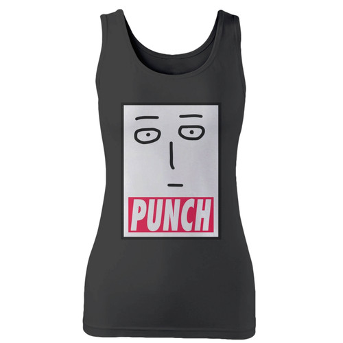 High quality print of this slim fit saitama face one punch man women tank top will turn heads. And bystanders won't be disappointed - the racerback cut looks good one any woman's shoulders.