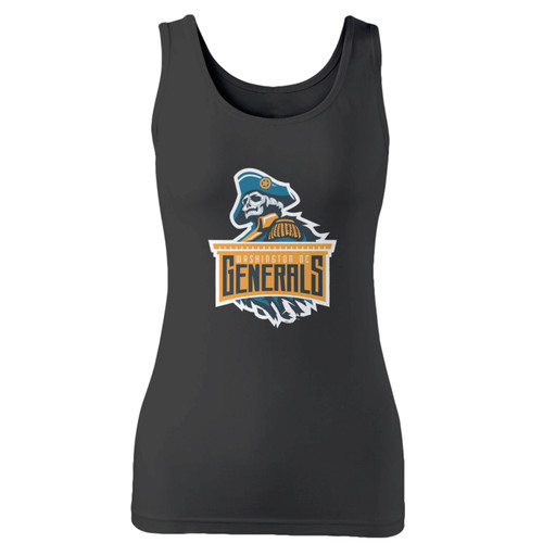 High quality print of this slim fit washington generals skull women tank top will turn heads. And bystanders won't be disappointed - the racerback cut looks good one any woman's shoulders.