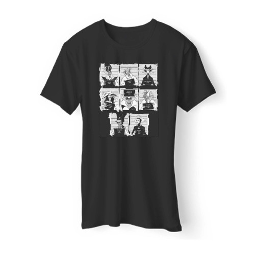 Disney Villains Mugshot Men T Shirt