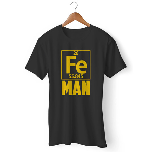 Fe Man Science Periodic Table Iron Element Halloween Men T Shirt