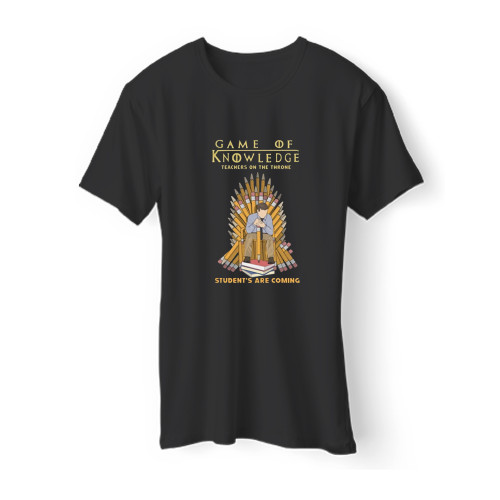 Game Of Thrones Crew Tee Game Of Knowledge Men T Shirt