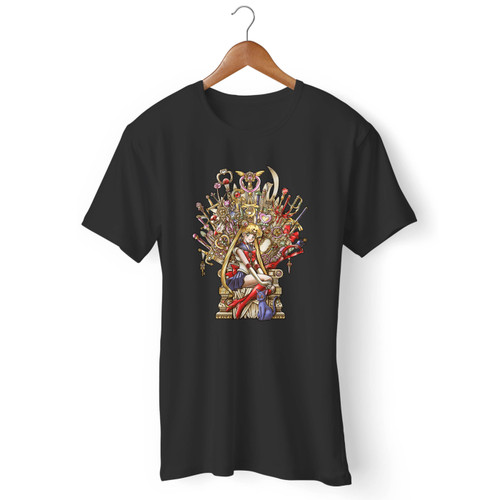 Game Of Thrones Sailor Moon Black Cat Men T Shirt