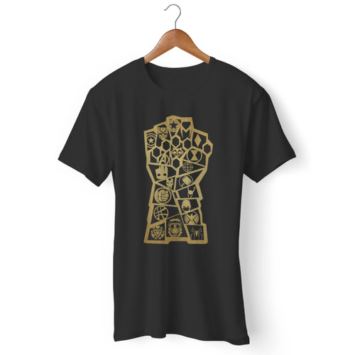 Gold Avengers Infinity War Infinity Gauntlet Marvel Men T Shirt