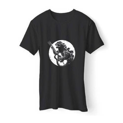 Guitar Vintage Guitar Godzilla Men T Shirt