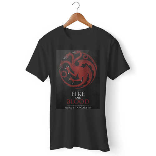 House Targaryen Fire And Blood Men T Shirt