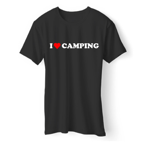 I Love Camping Men T Shirt