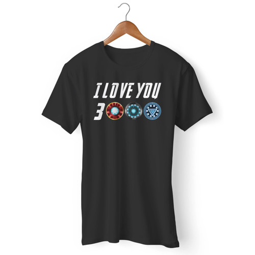 I Love You 3000 Tony Stark Iron Man Men T Shirt