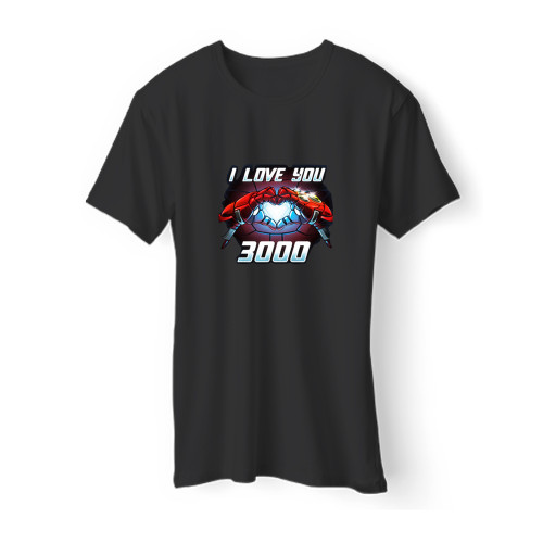 Iron Man I Love You 3000 Avenger Endgame Men T Shirt