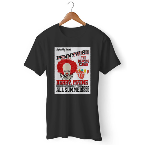 It Stephen Kings Pennywise Poster Men T Shirt