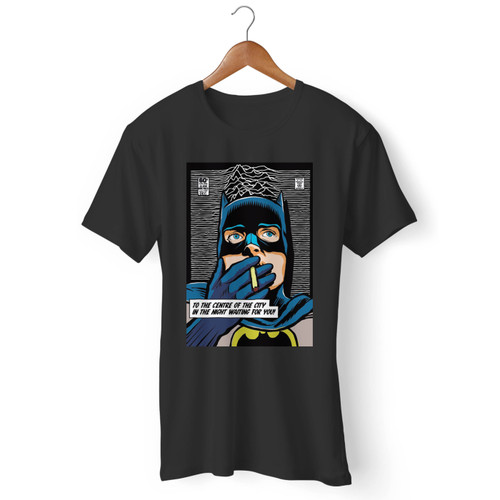 Joy Division Batman Smoking Men T Shirt