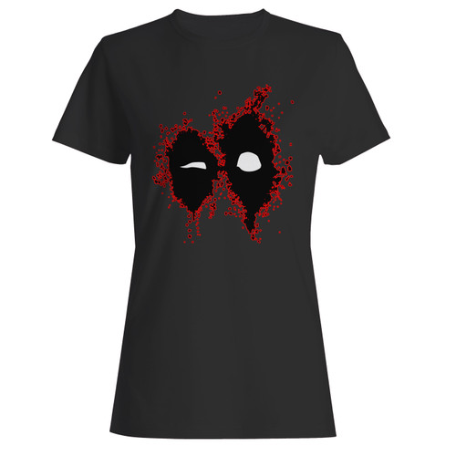 These are deadpool face marvel superhero women t shirt that are cute tied to the side or paired with a cardigan or jacket for a more styled look. So comfy and classic, they are sure to make your vacation extra magical.