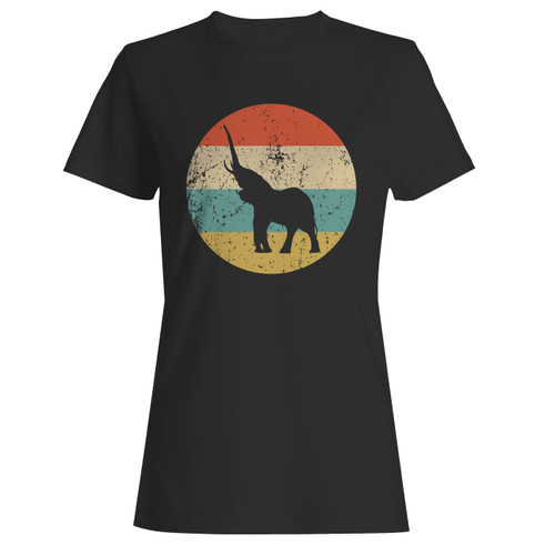 These are elephant retro animal women t shirt that are cute tied to the side or paired with a cardigan or jacket for a more styled look. So comfy and classic, they are sure to make your vacation extra magical.