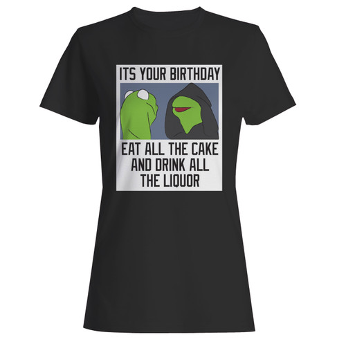 These are evil frog birthday greeting women t shirt that are cute tied to the side or paired with a cardigan or jacket for a more styled look. So comfy and classic, they are sure to make your vacation extra magical.