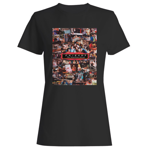 These are friends tv collage women t shirt that are cute tied to the side or paired with a cardigan or jacket for a more styled look. So comfy and classic, they are sure to make your vacation extra magical.