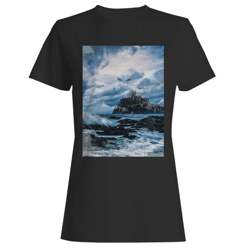 These are game of thrones dragonstone women t shirt that are cute tied to the side or paired with a cardigan or jacket for a more styled look. So comfy and classic, they are sure to make your vacation extra magical.