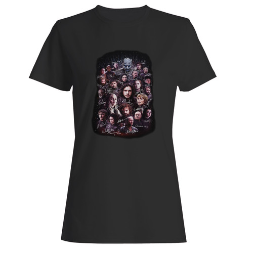 These are game of thrones signature characters women t shirt that are cute tied to the side or paired with a cardigan or jacket for a more styled look. So comfy and classic, they are sure to make your vacation extra magical.