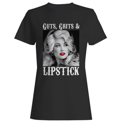 These are guts grits and lipstick women t shirt that are cute tied to the side or paired with a cardigan or jacket for a more styled look. So comfy and classic, they are sure to make your vacation extra magical.
