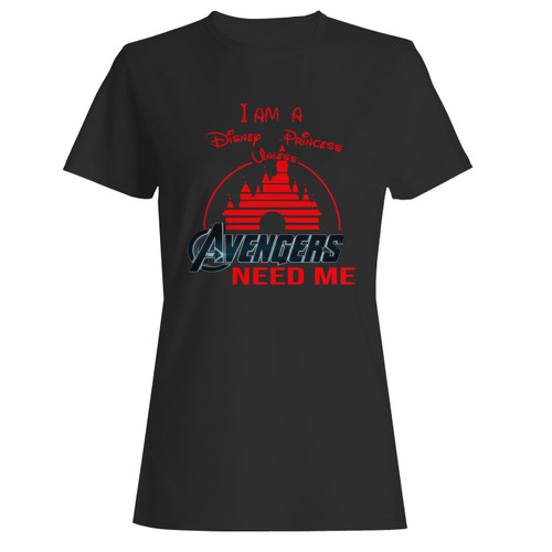 These are i am a disney princess unless the avengers need me women t shirt that are cute tied to the side or paired with a cardigan or jacket for a more styled look. So comfy and classic, they are sure to make your vacation extra magical.