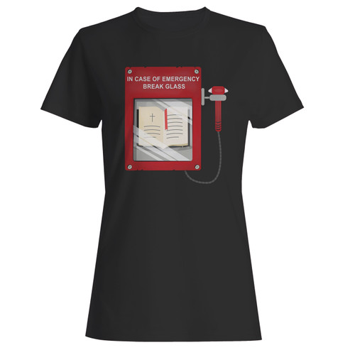 These are in case of emergency break glass funny bible women t shirt that are cute tied to the side or paired with a cardigan or jacket for a more styled look. So comfy and classic, they are sure to make your vacation extra magical.