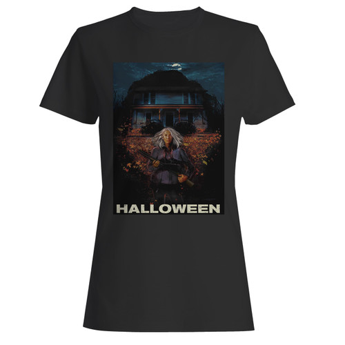 These are jamie lee curtis halloween women t shirt that are cute tied to the side or paired with a cardigan or jacket for a more styled look. So comfy and classic, they are sure to make your vacation extra magical.