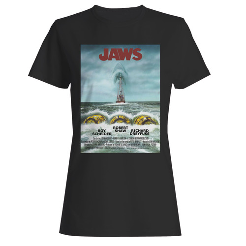 These are jaws master movie women t shirt that are cute tied to the side or paired with a cardigan or jacket for a more styled look. So comfy and classic, they are sure to make your vacation extra magical.