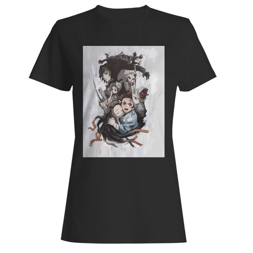 These are kimetsu no yaiba anime women t shirt that are cute tied to the side or paired with a cardigan or jacket for a more styled look. So comfy and classic, they are sure to make your vacation extra magical.