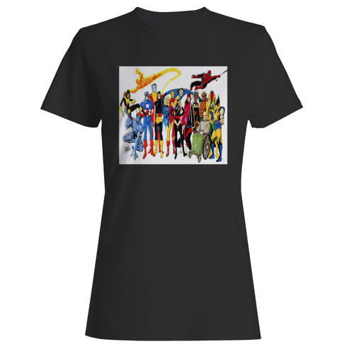These are kitty pryde human torch captain america women t shirt that are cute tied to the side or paired with a cardigan or jacket for a more styled look. So comfy and classic, they are sure to make your vacation extra magical.