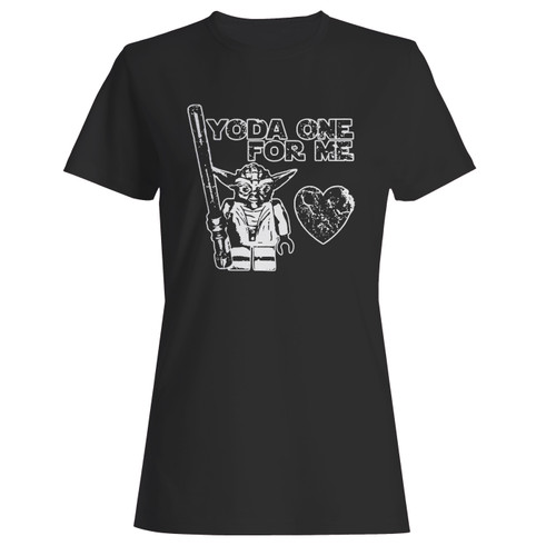 These are yoda one for me funny star wars women t shirt that are cute tied to the side or paired with a cardigan or jacket for a more styled look. So comfy and classic, they are sure to make your vacation extra magical.