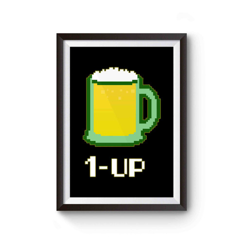 1 Up Green Poster