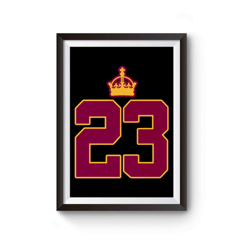 23 King Lebron James Cleveland Cavaliers Cavs Poster