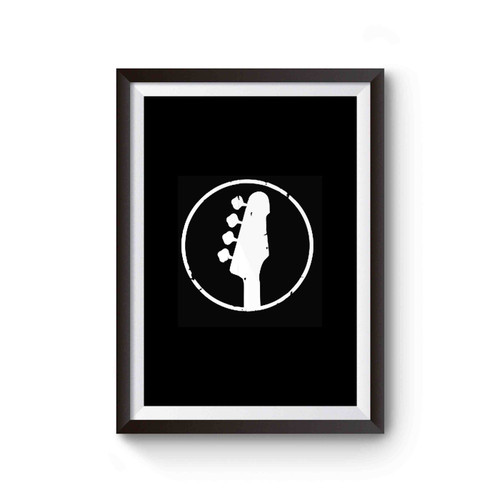 4 String Bass Headstock 4 String Bass Poster