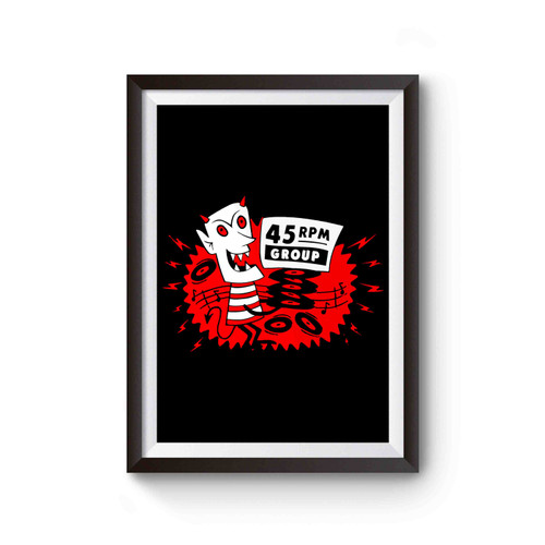 45 Rpm Record Group Poster