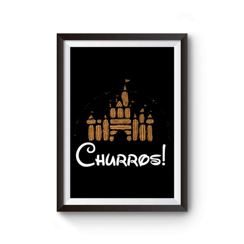 A Churro In Every Land Disney Castle Poster