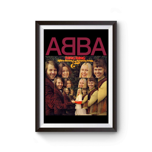 Abba Ring Ring Rock Music Band Poster