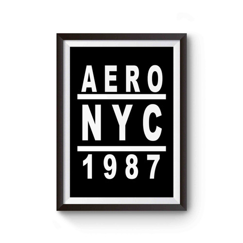 Aero Aeropostale Nyc 1987 Poster