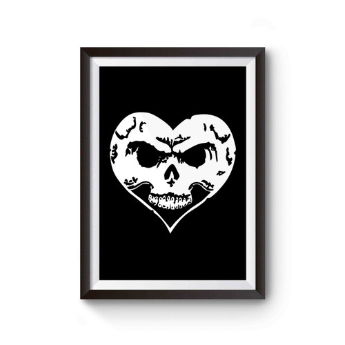Alexisonfire Heart Skull Logo Poster