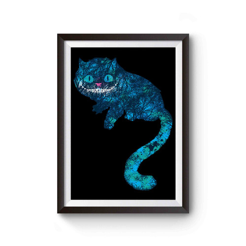Alice In Wonderland Inspired Fantasy Cheshire Cat Poster