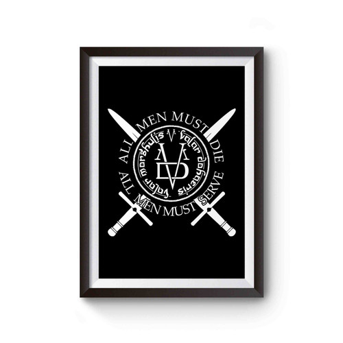 All Men Must Serve Nebula Wall Game Of Throne Poster