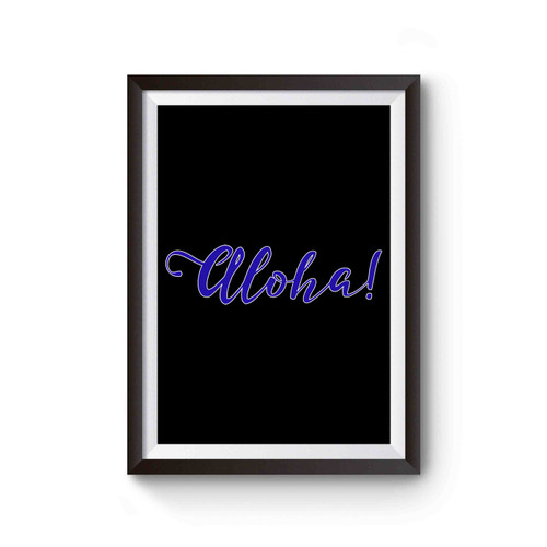 Aloha Lilo And Stitch Party Disney Quotes Poster
