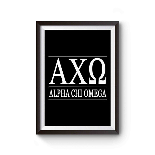 Alpha Chi Omega Alumna Running Hiking Gym Poster