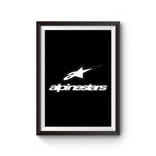 Alpinestars Logo Funny Parody Racing Poster