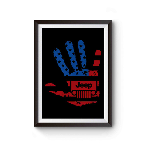 American Flag Wave Poster