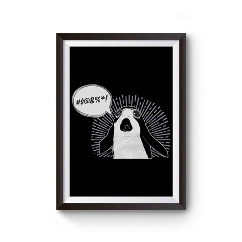 Angry Porg Star Wars The Last Jedi Poster